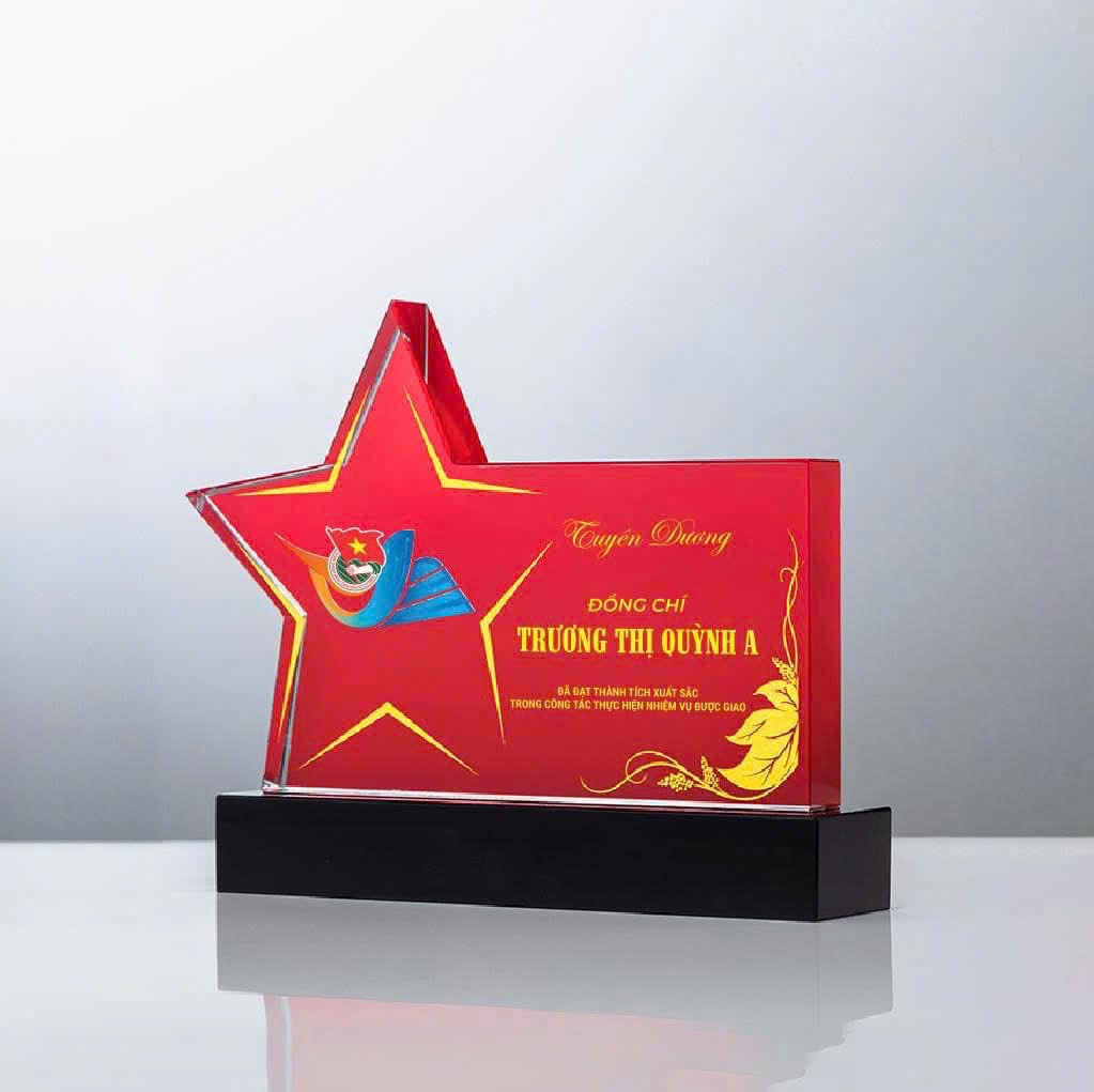 Kỷ niệm chương pha lê KNC-146 1 Kỷ niệm chương pha lê KNC-146