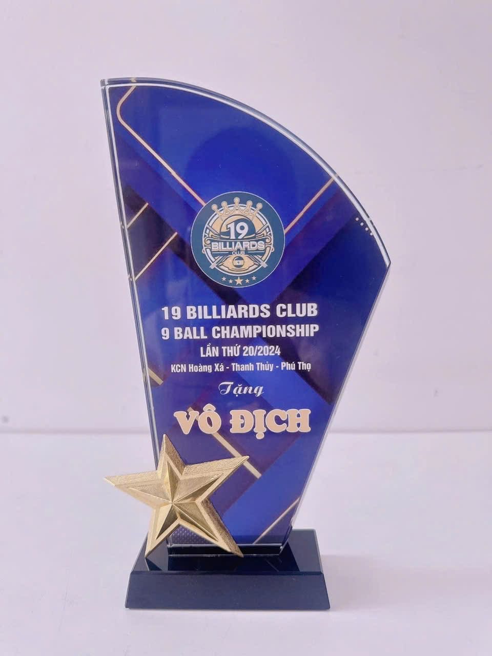 Kỷ niệm chương pha lê KNC-145 1 Kỷ niệm chương pha lê KNC-145